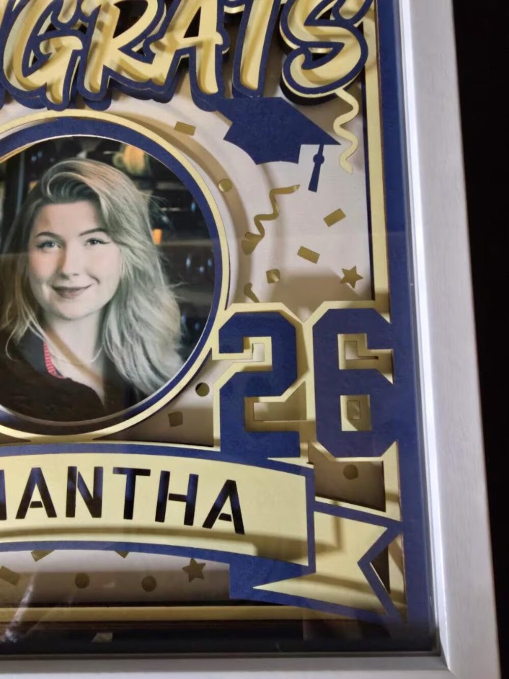 2026 Graduate Layered Shadow Box - Picture 4 of 6